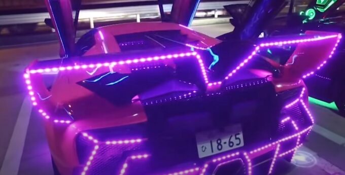 Kiczowaty tuning Lamborghini