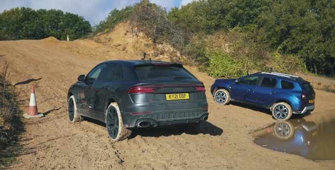 wyscig offroad Audi Dacia