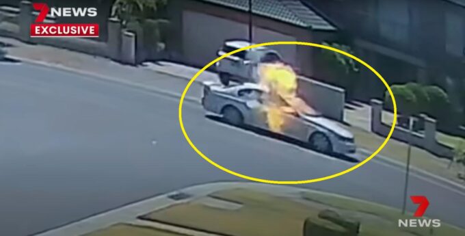 wideo samochód bomba wybuch