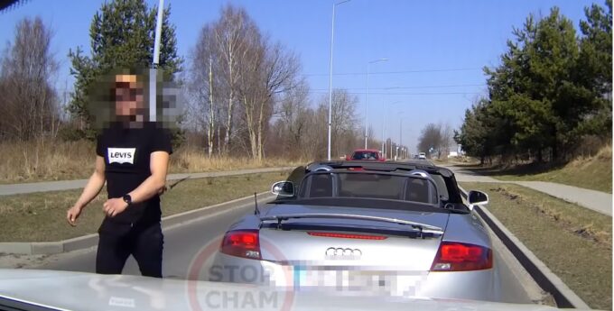 Kamerkowicz kontra szeryf w Audi
