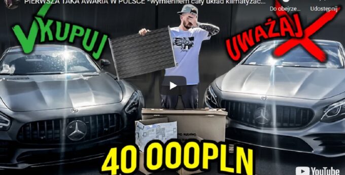 Zapłacił za naprawę klimatyzacji w Mercedesie ponad 40 000 złotych! Szok!