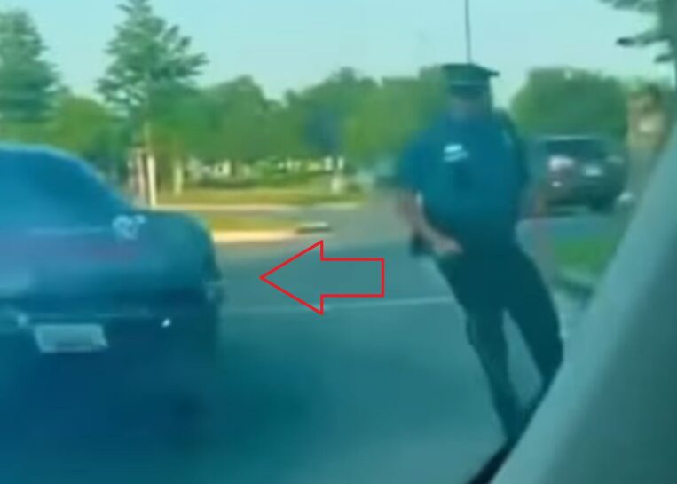 Kobieta „driftując” próbowała trafić w policjanta. Teraz grozi jej dożywocie [WIDEO]