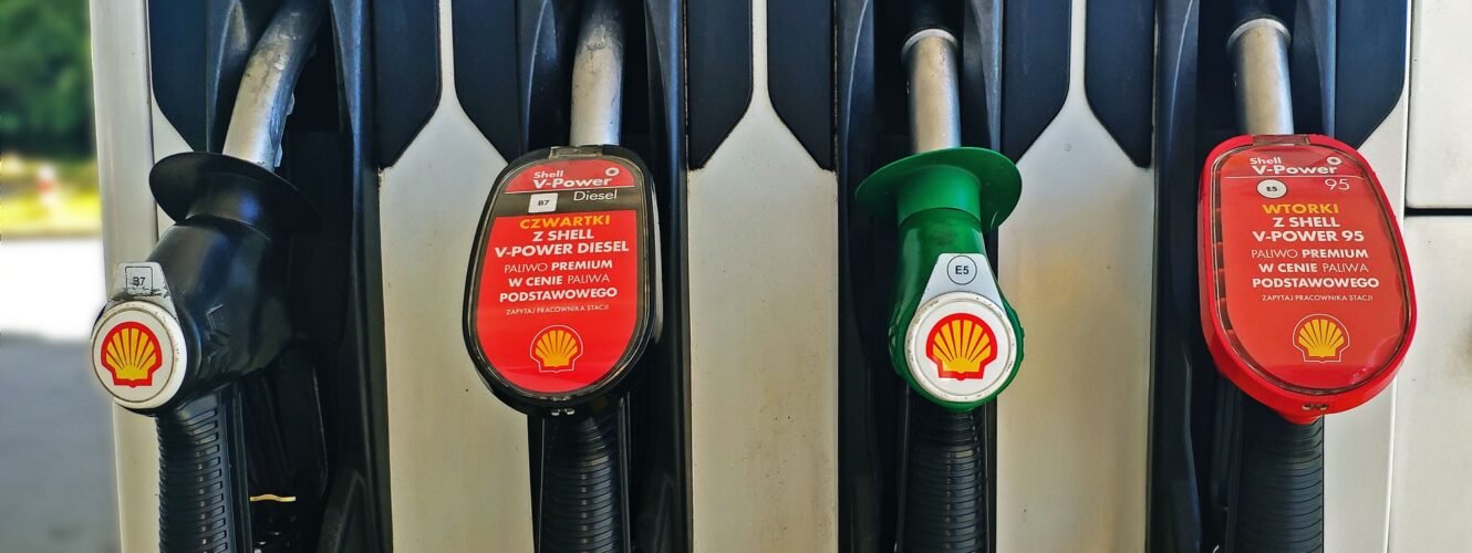 Dystrybutor Shell benzyna diesel