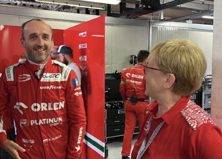 Kubica szybki w Monzy