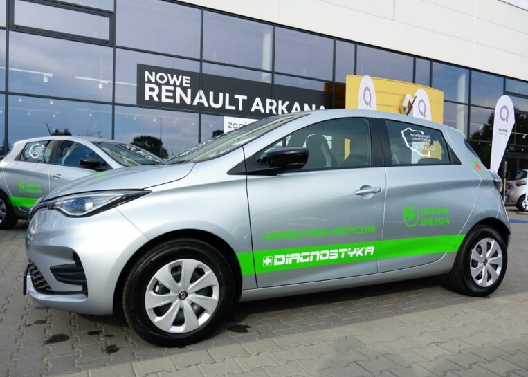 DIAGNOSTYKA z większą flotą. 21 nowych Renault ZOE E-Tech One R110