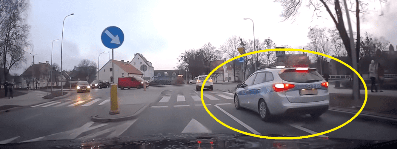 mandat przejście dla pieszych wyprzedzanie policja
