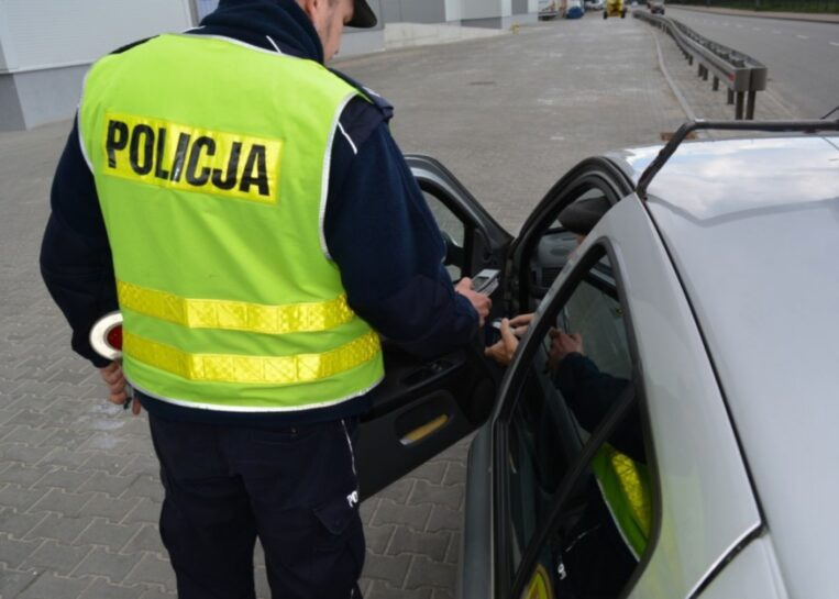 mandat policja kontrola drogowa