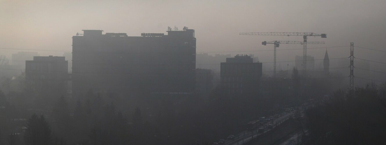 smog miasto dym