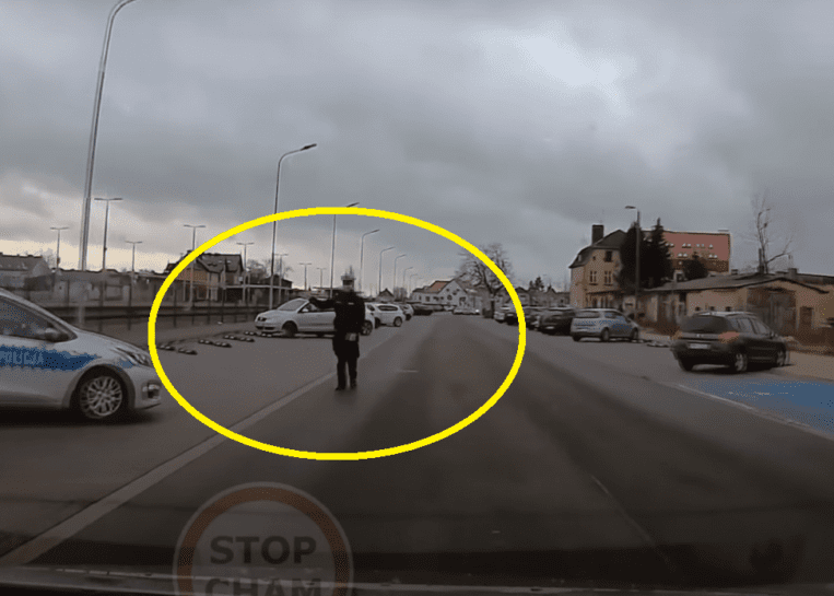 policja kontrola prędkości prędkość zatrzymanie mandat kamerka