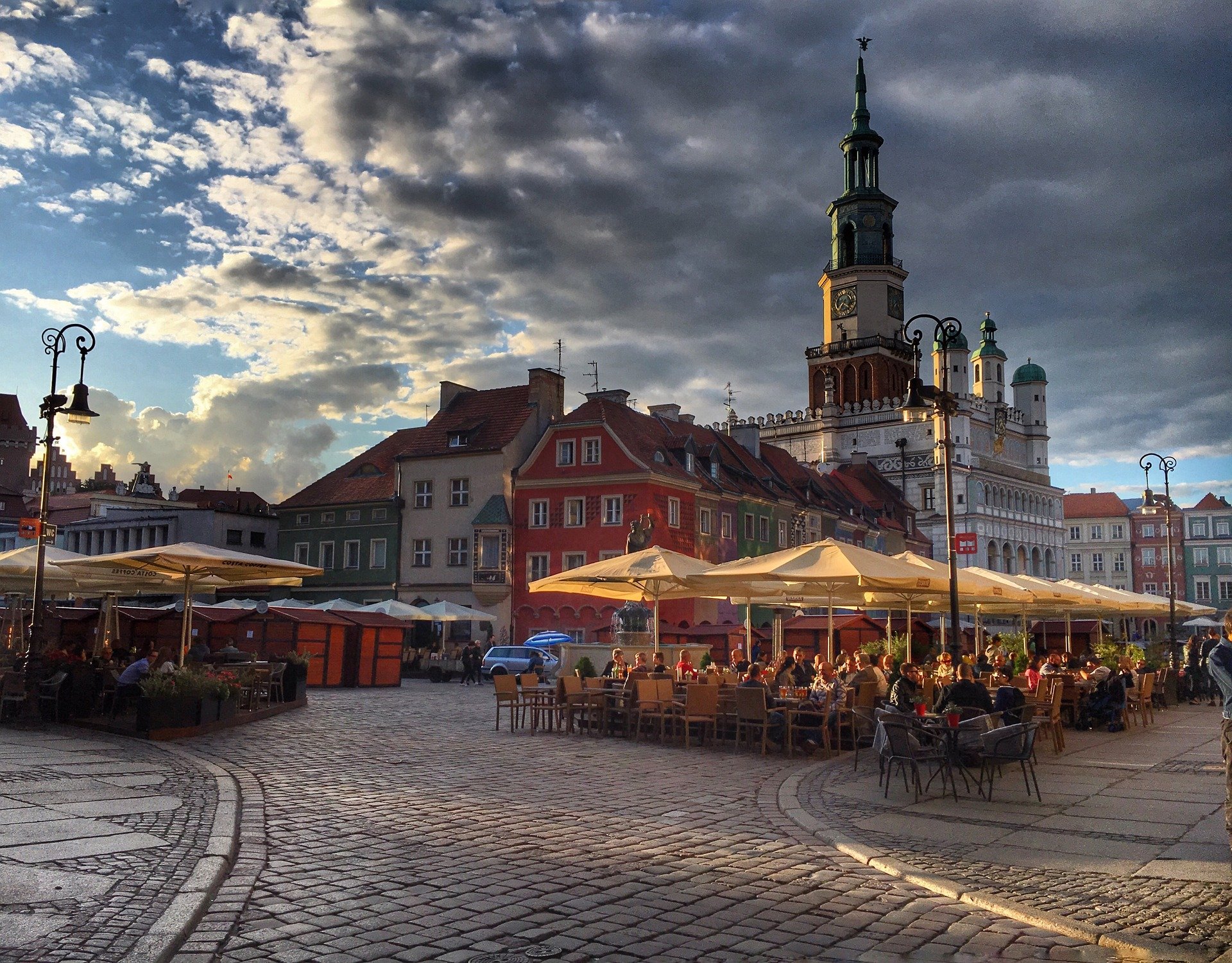 miasto Poznań stary rynek miasta