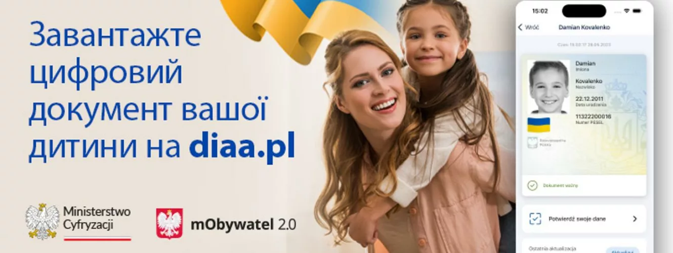 Aplikacja mObywatel dla dzieci z Polski i Ukrainy. Dzięki niej można załatwić wiele spraw, np. zapisać do lekarza lub załatwić sprawy urzędowe [UA]