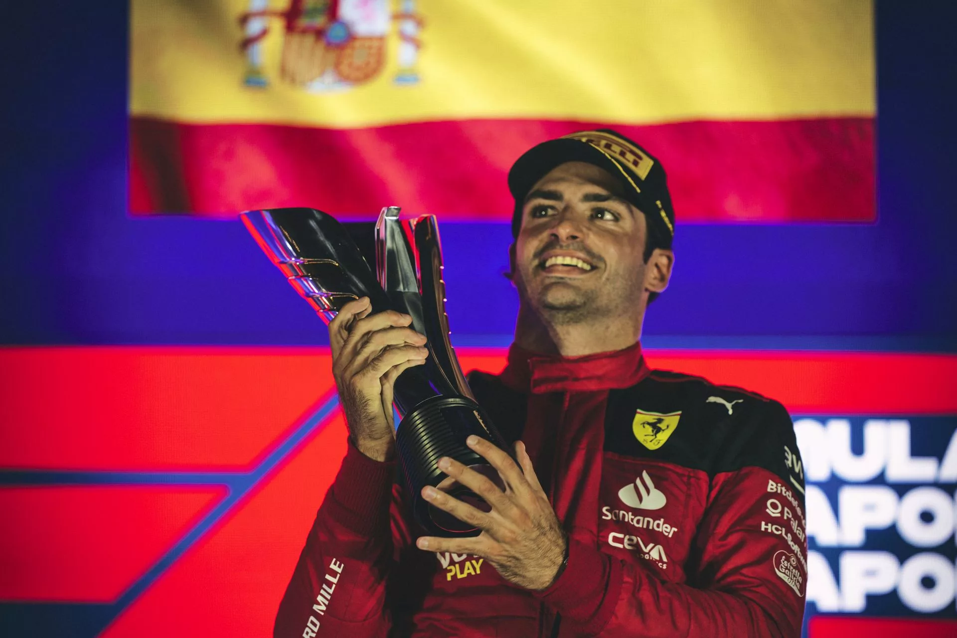formuła 1 f1 grand prix singapur ferrari carlos sainz red bull