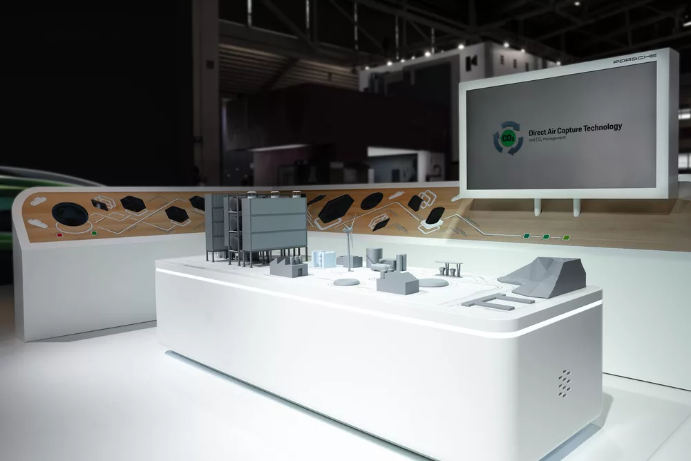 Model instalacji DAC na stoisku grupy VW na IAA Summit