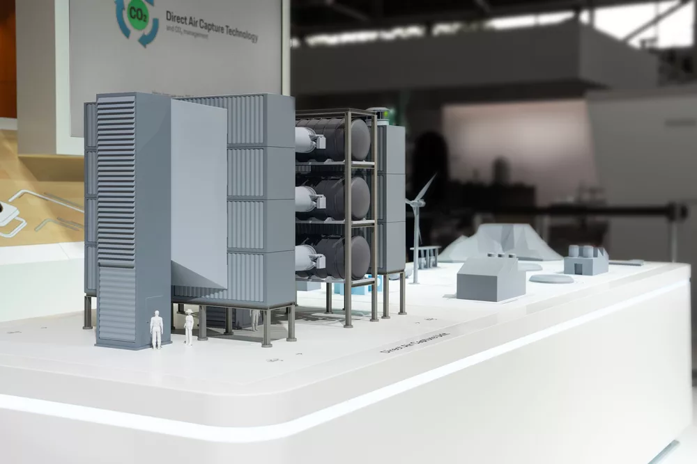 Model instalacji DAC na stoisku grupy VW na IAA Summit