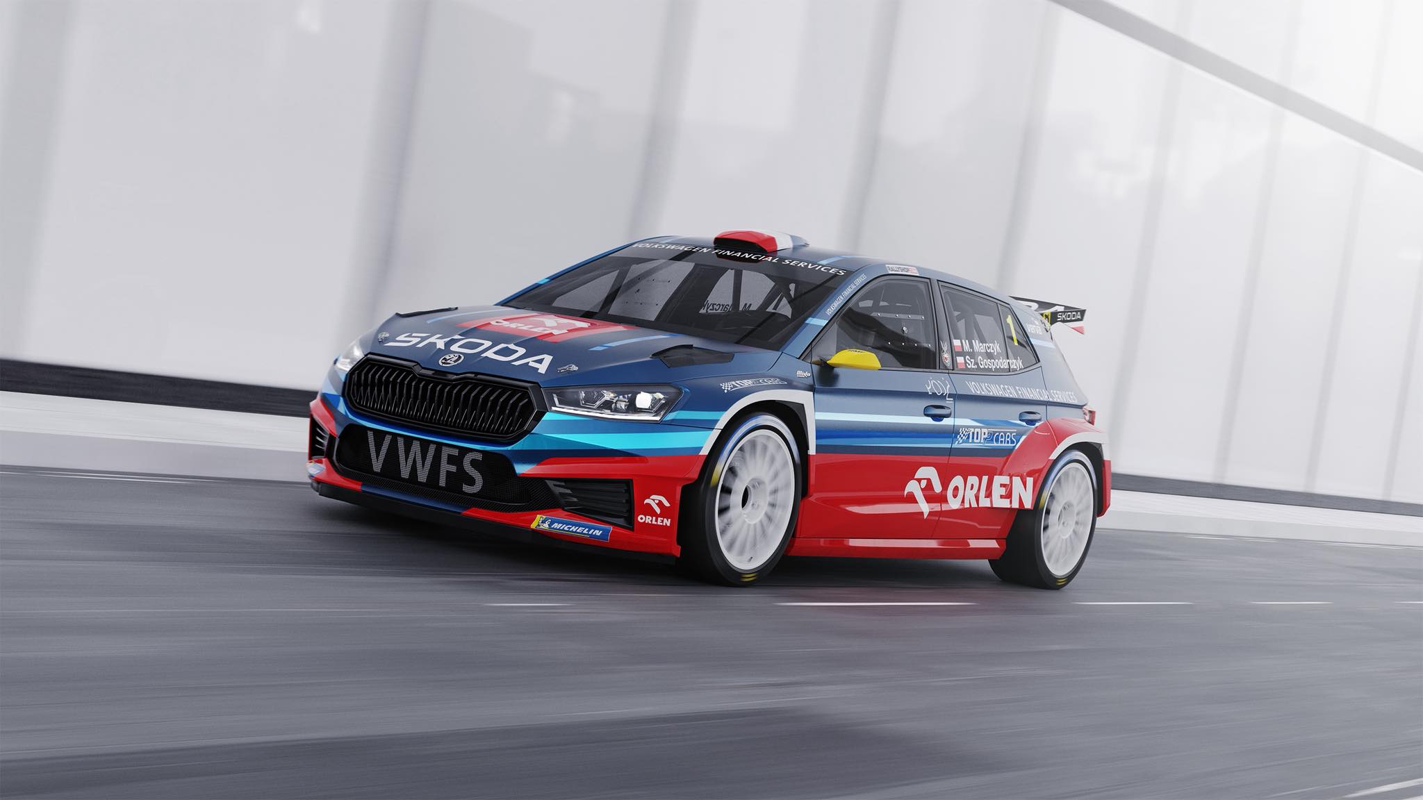 Miko Marczyk i Szymon Gospodarczyk ogłosili plany na sezon. Zobaczyliśmy nowe malowanie ich Skody