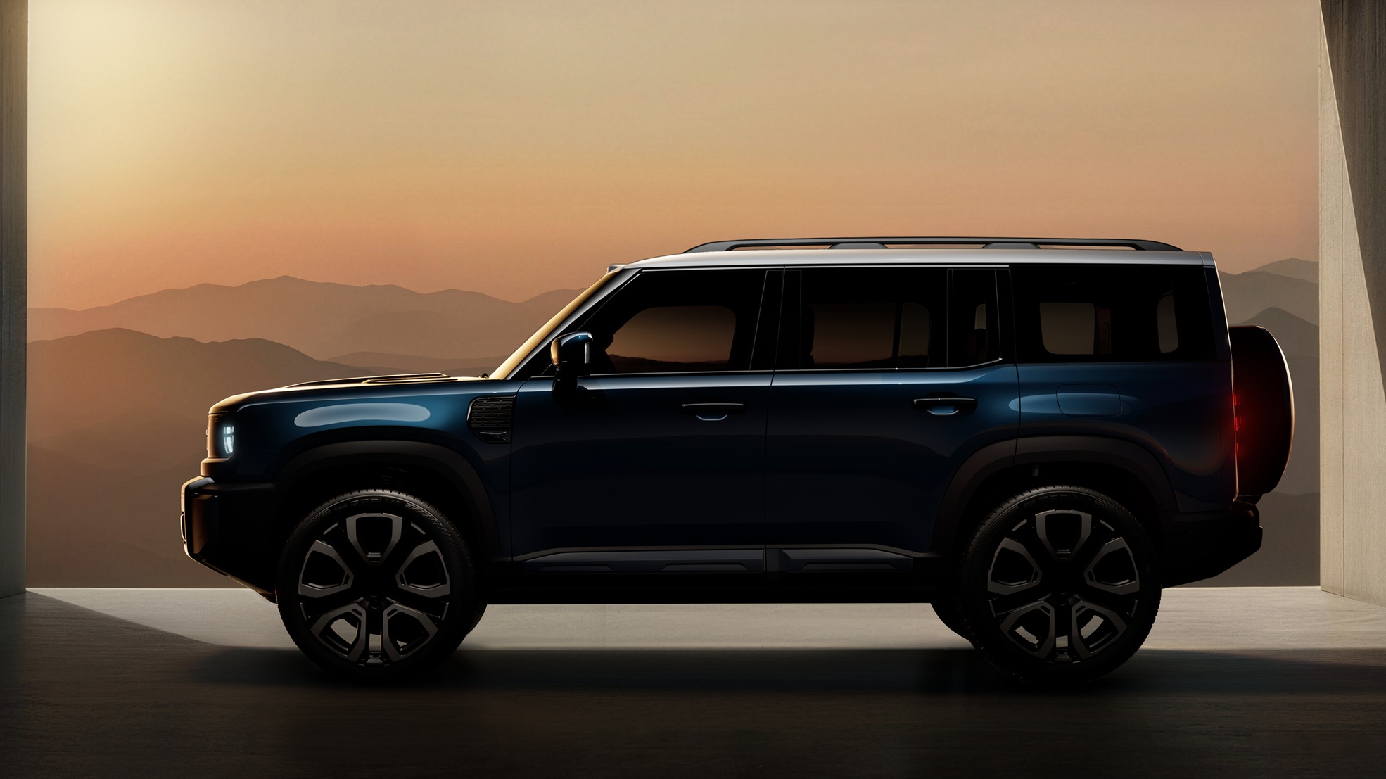 Defender i Klasa G mają problem. Geely pokazało terenowego pancernika o zwinności akrobaty- Battleship 700