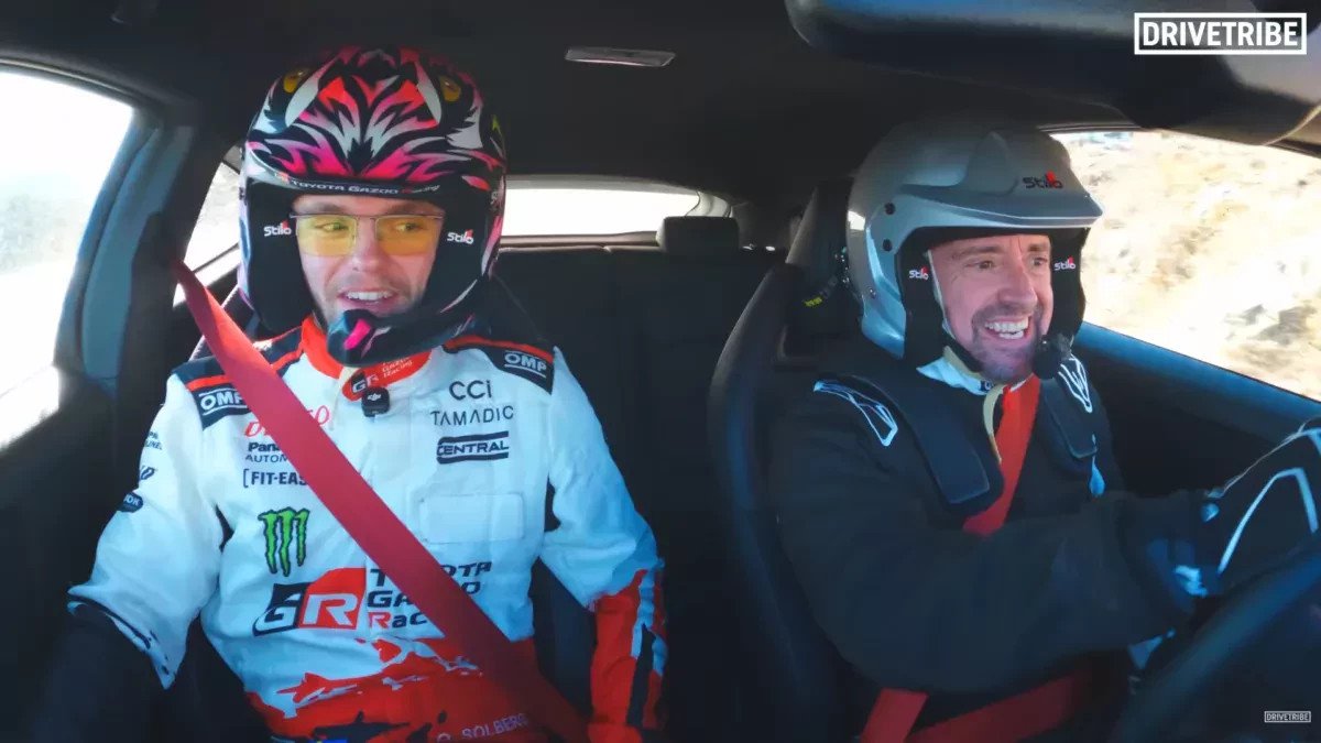 Richard Hammond i Oliver Solberg zmierzyli swoje czasy na tym samym odcinku specjalnym. „Nie bierz tego do siebie, mistrzu”