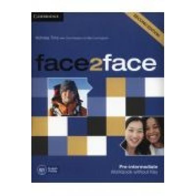 Face2face pre-intermediate. workbook without key