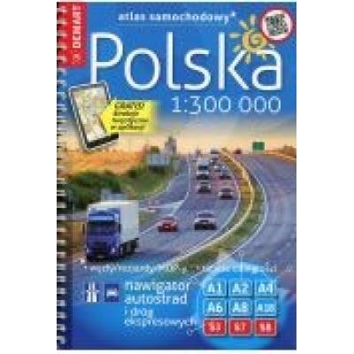 Atlas sam. polska 1:300 000 spirala demart