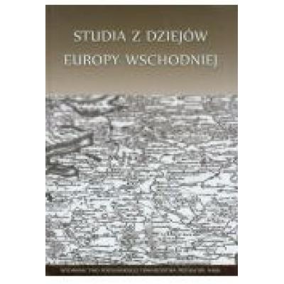 Studia z dziejów europy wschodniej