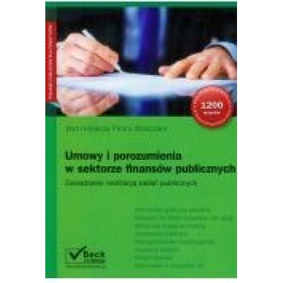 Umowy i porozumienia w sektorze finansów publicznych
