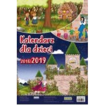 Kalendarz ścienny 2018/2019 dla dzieci