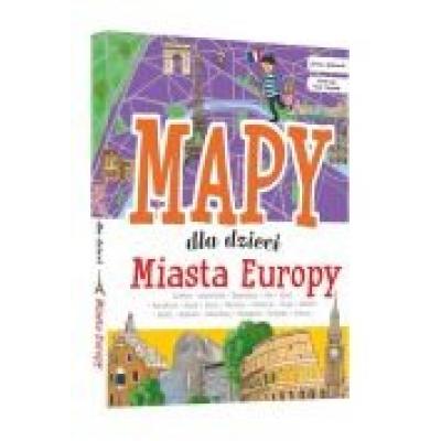 Miasta europy mapy dla dzieci