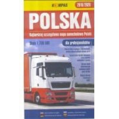Polska 2019/2020 mapa samochodowa dla profesjonalistów skala 1:700 000