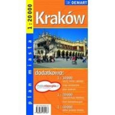 Kraków. plan miasta w skali 1:20 000