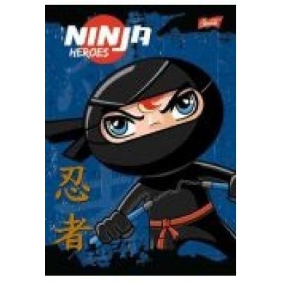 Zeszyt a5 laminowany w kratkę 16 kartek ninja unipap - mix wzorów