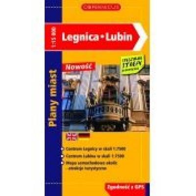 Legnica. plan miasta w skali 1:15 000