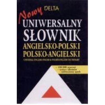 Słownik angielsko-polski-angielski uniwersalny nowy delta