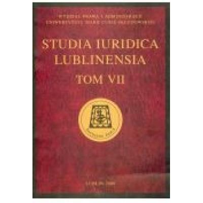 Studia iuridica lublinensia tom 7