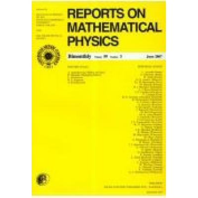 Reports on mathematical physics 76/3 2015 kraj