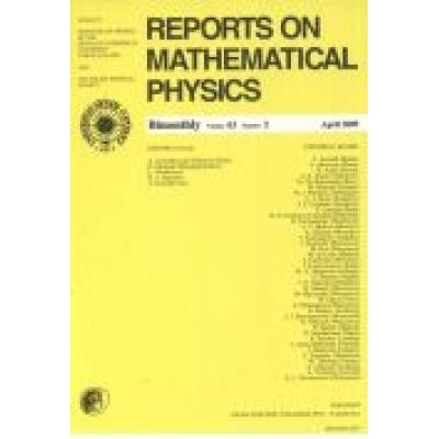 Reports on mathematical physics 63/2 2009