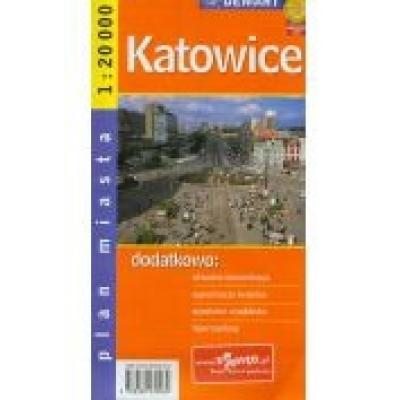 Katowice plan miasta 1:20 000