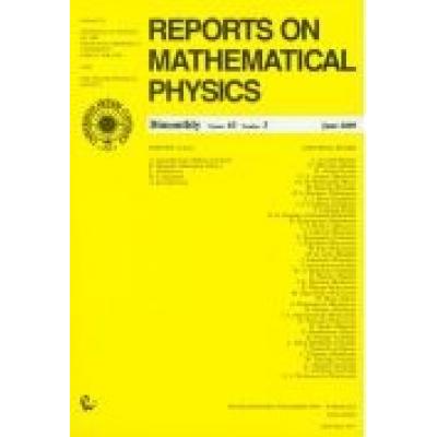 Reports on mathematical physics 63/3 2009 kraj