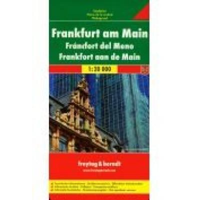 Frankfurt nad menem mapa 1:20 000