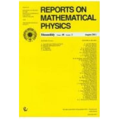 Reports on mathematical physics 68/1 kraj