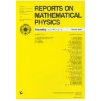 Reports on mathematical physics 68/2 kraj