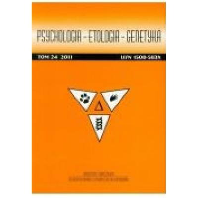 Psychologia etologia genetyka t.24/2011