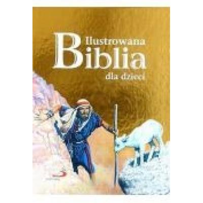 Ilustrowana biblia dla dzieci złota okładka