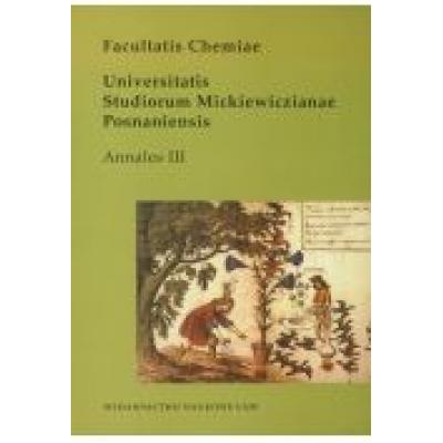 Facultatis chemiae. universitatis studiorum mickiewiczianae posnaniensis
