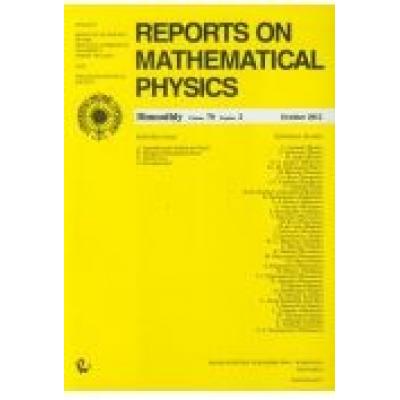 Reports on mathematical physics 70/2