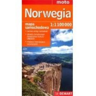 See it norwegia - mapa samochodowa 1:1000000
