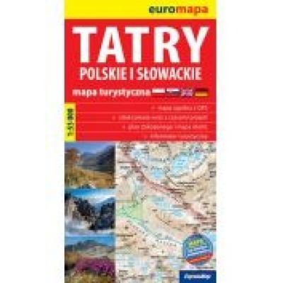 Euromapa tatry polskie i słowackie 1:55 000