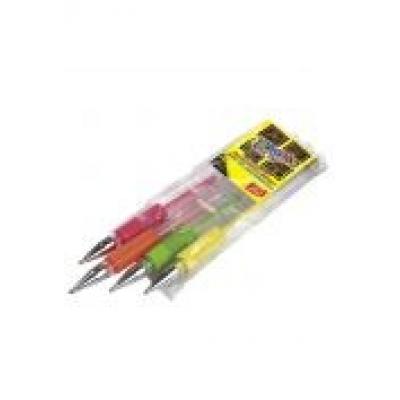 Długopis żelowy fluo 4 kolory easy