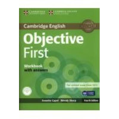 Objective first 4ed wb with answers +audio cd