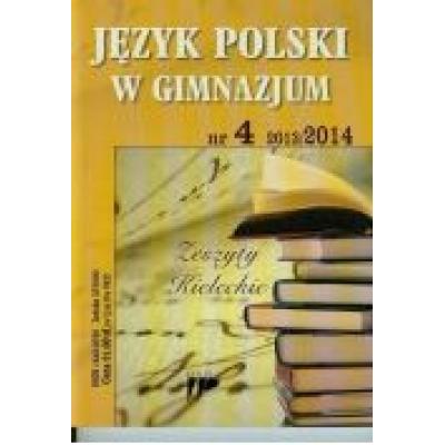 Język polski w gimnazjum 13/14 numer 4
