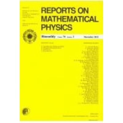 Reports on mathematical physics 80/3 2017 kraj